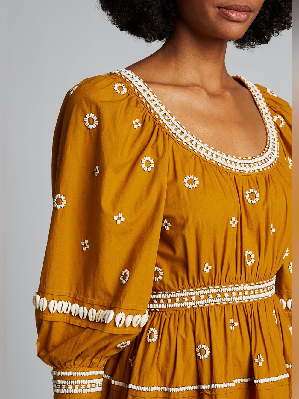 Ulla Johnson Adama mini dress in ochre size 2 / size XS - Picture 2 of 12